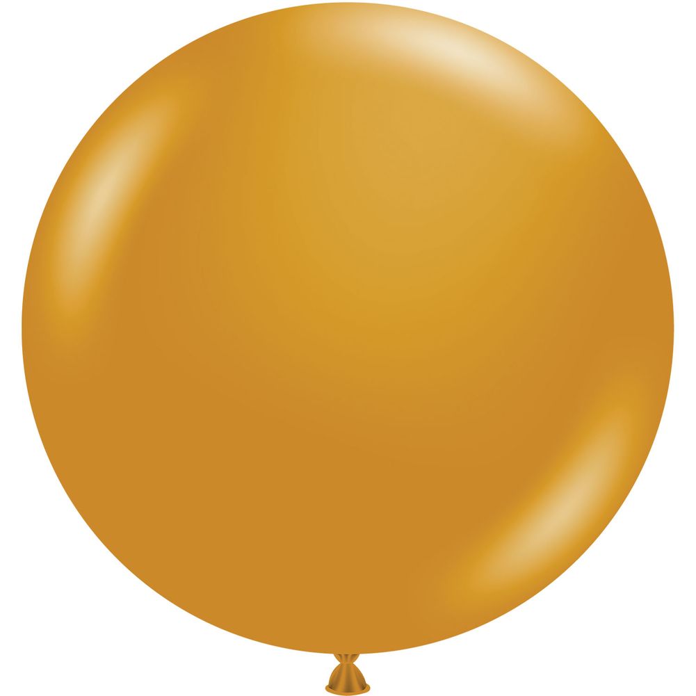 Tuftex 24" Metallic Gold Latex Balloons (25ct)