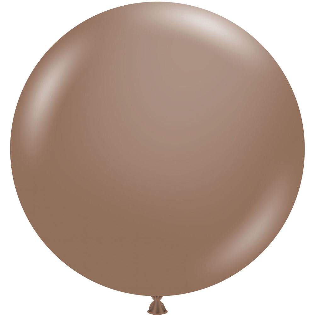 Tuftex 24" Cocoa Pastel Latex Balloons (25ct)