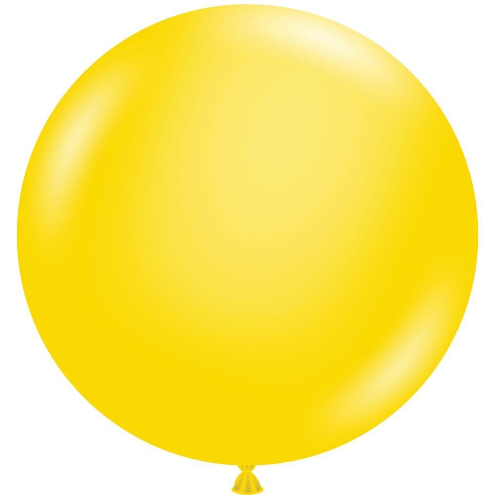 Tuftex 36" Yellow Standard Latex Balloons (10ct)