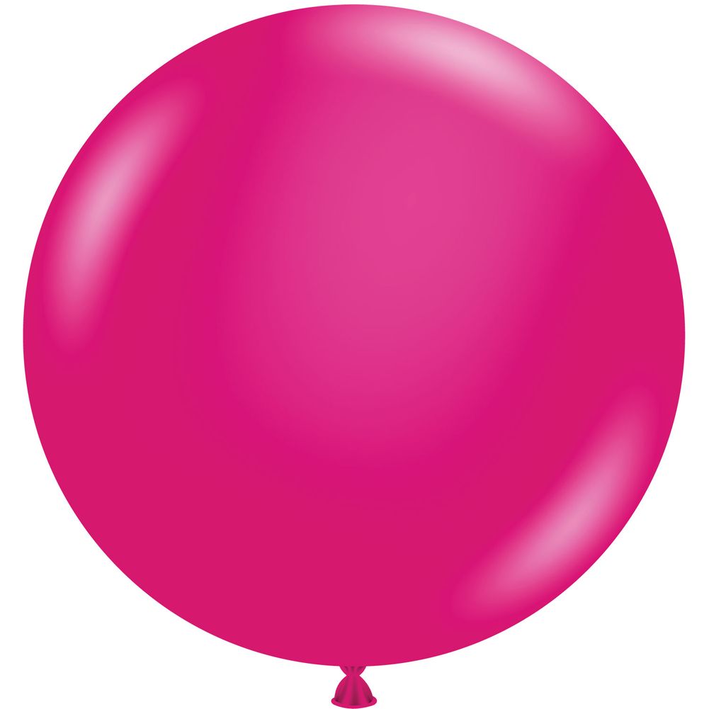Tuftex 36" Crystal Magenta Latex Balloons (10ct)