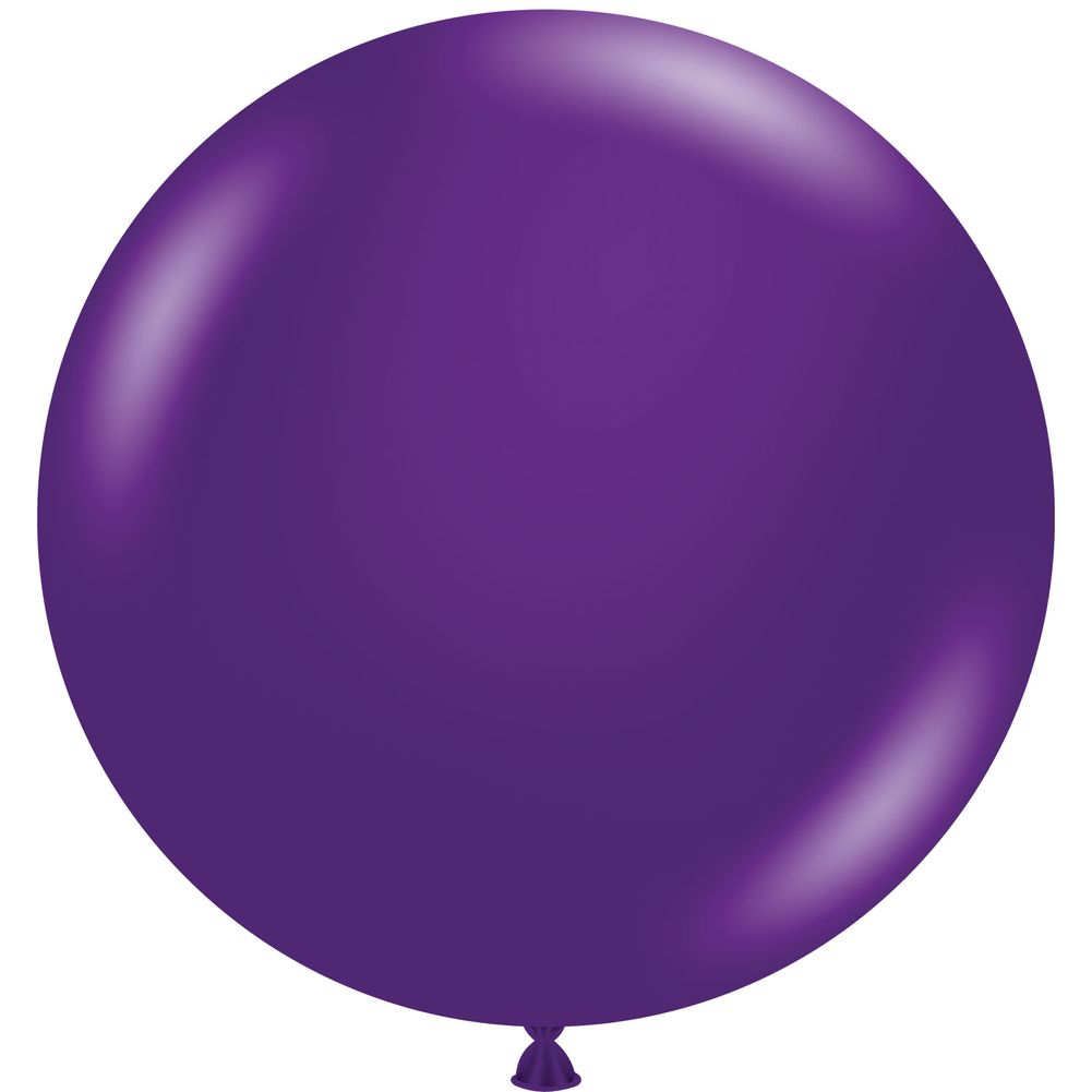 Tuftex 36" Crystal Purple Latex Balloons (10ct)