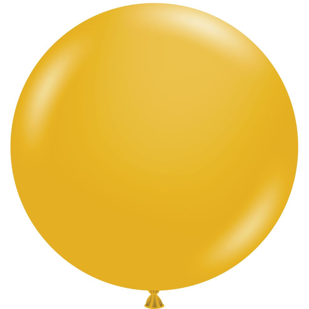 Tuftex 36" Mustard Pastel Latex Balloons (10ct)