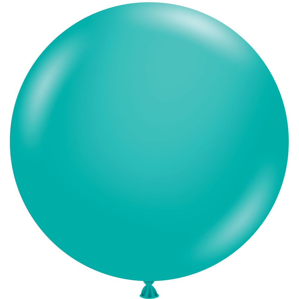 Tuftex 36" Teal Pastel Latex Balloons (10ct)