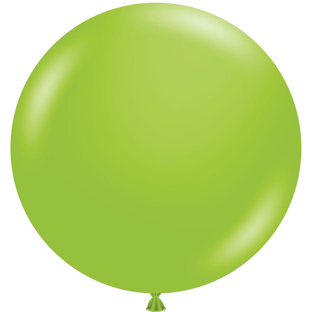 Tuftex 36" Lime Green Pastel Latex Balloons (10ct)