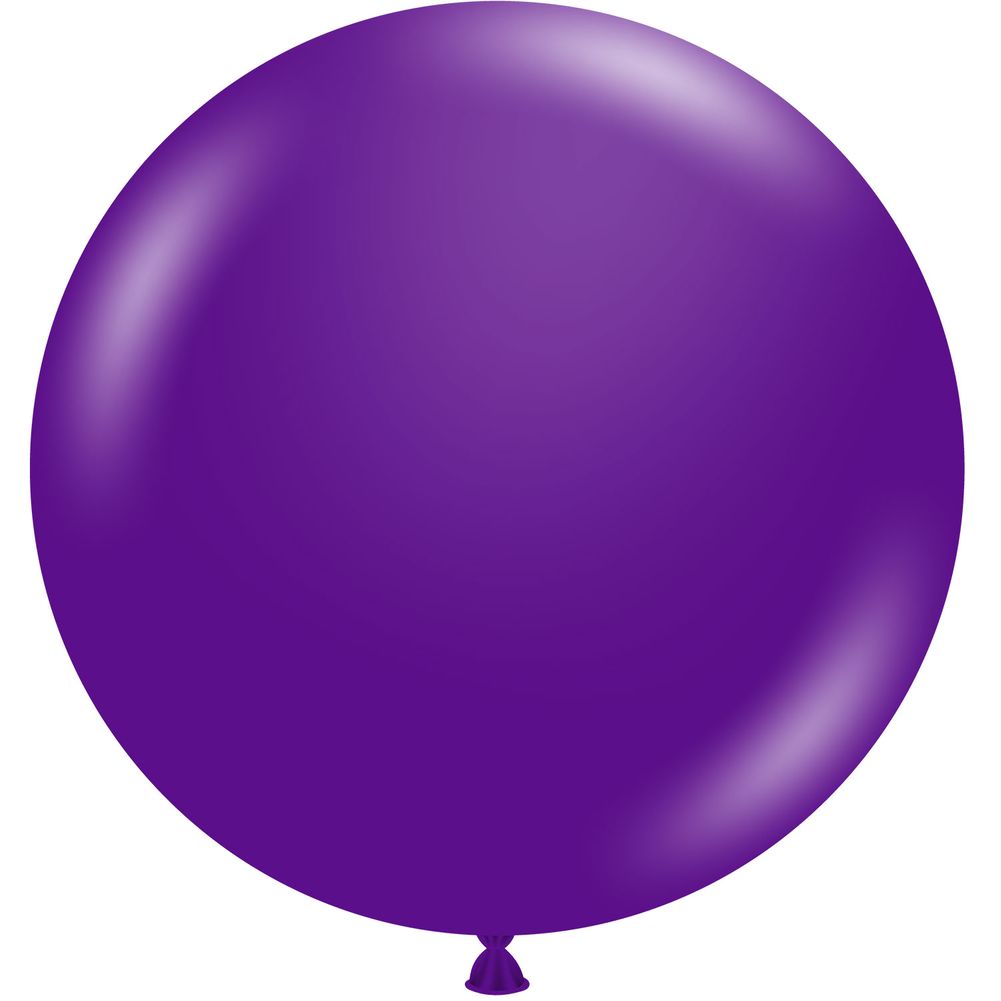 Tuftex 36" Plum Purple Pastel Latex Balloons (10ct)
