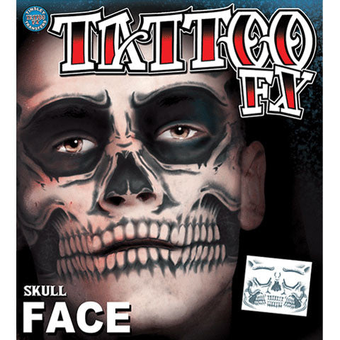 Skull Face Costume Face Kit