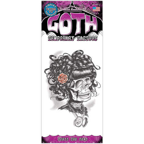 Doris The Dead Temporary Tattoo
