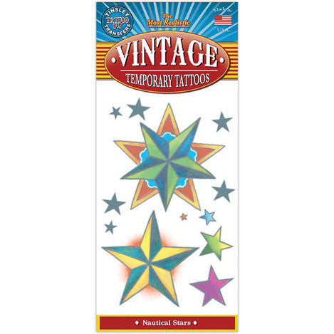 Nautical Stars Vintage Tattoo