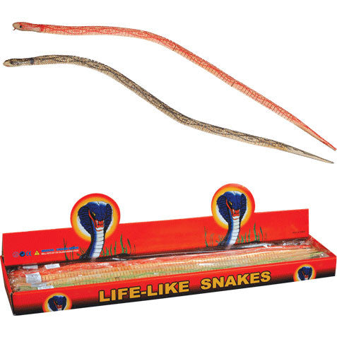 Wood Snakes 70 cm. 12 Each/Display"