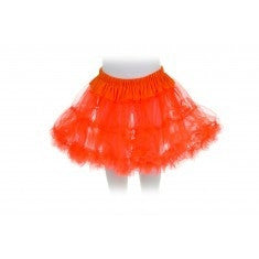 Neon Orange Tutu Girls Standard