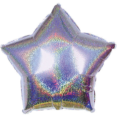18" Silver Dazzleloon Star
