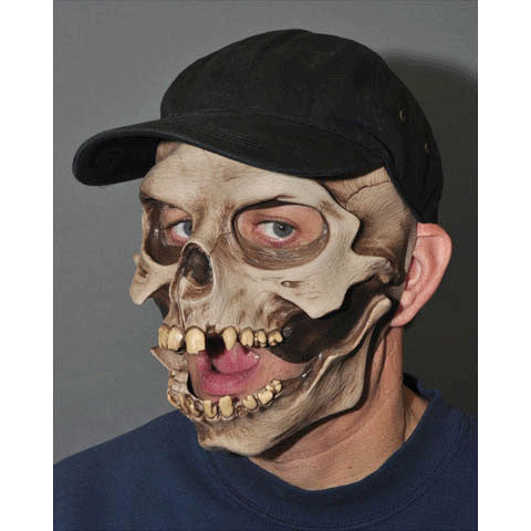 Skull Cap Moving Mouth Mask