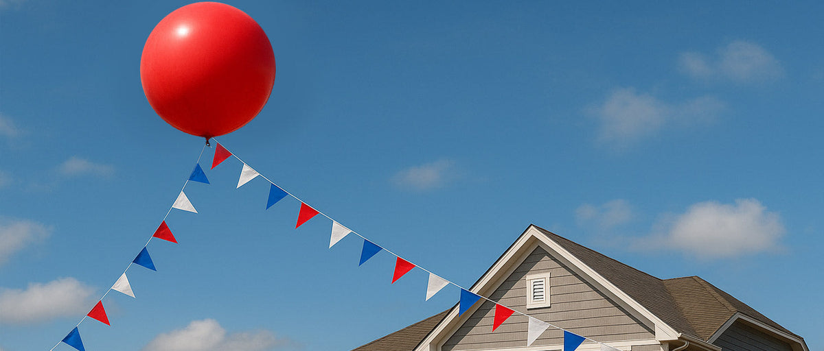 Outdoor Balloons & Pennant Banners