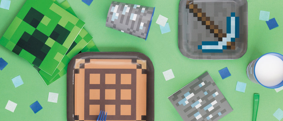 Minecraft Party Supplies — Minecraft Accessories, Minecraft Kits, Minecraft Tableware