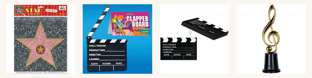 Hollywood — Hollywood Tableware, Hollywood Decorations, Hollywood Hats & Wearables