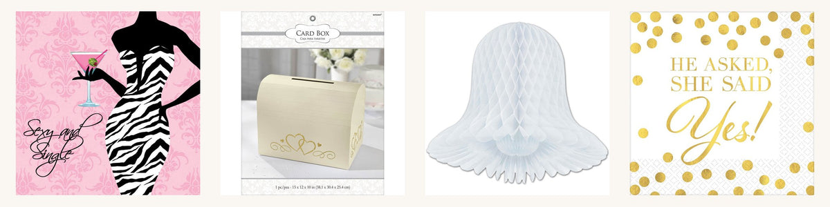 Wedding and Bridal — Wedding and Bridal Balloons, Wedding and Bridal Tableware, Wedding and Bridal Decorations