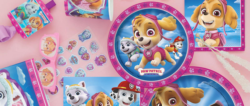 Paw Patrol Girl Party Supplies — Paw Patrol Girl Balloons, Paw Patrol Girl Party Kits, Paw Patrol Girl Tableware