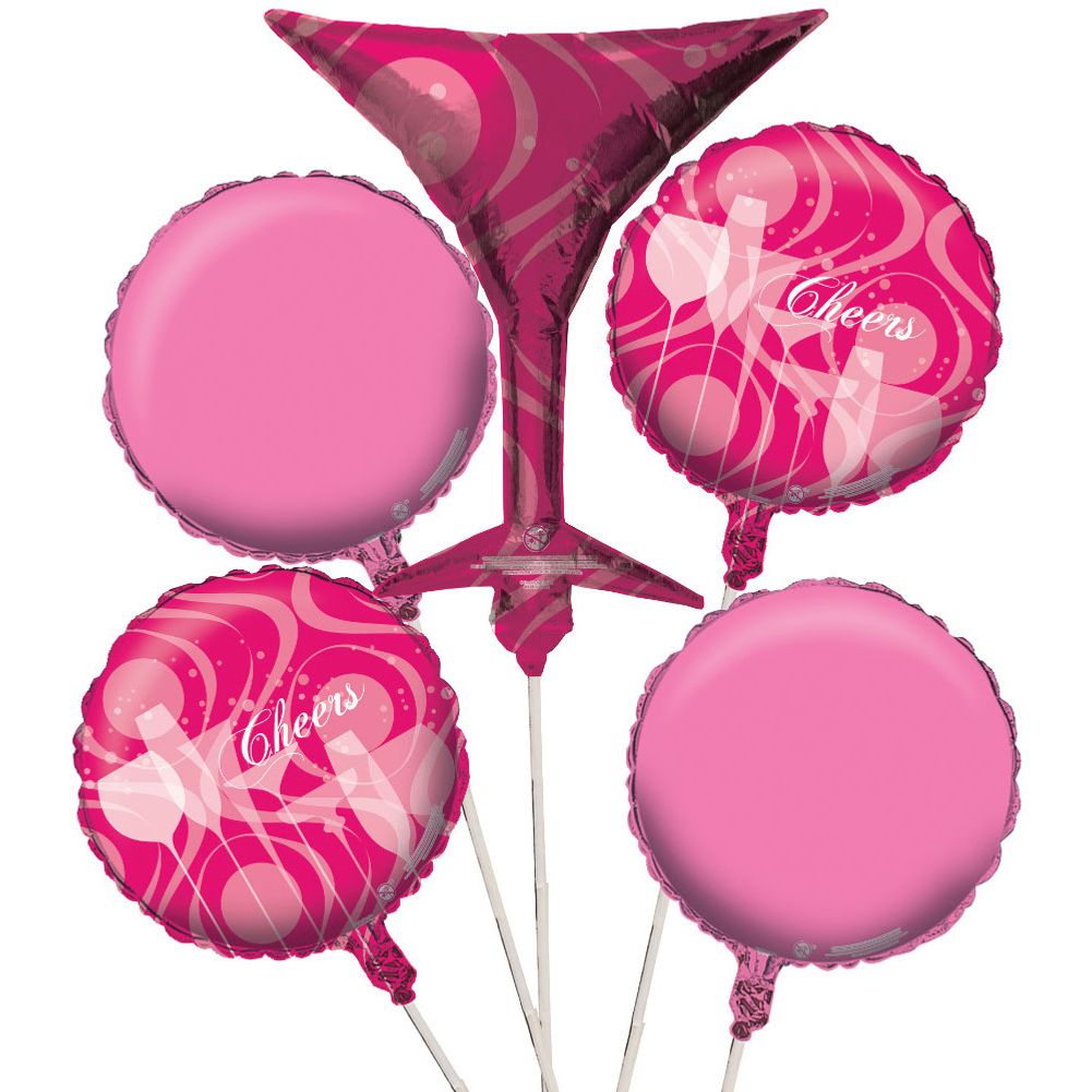 Fabulous Birthday Bouquet of Balloons (5pc)