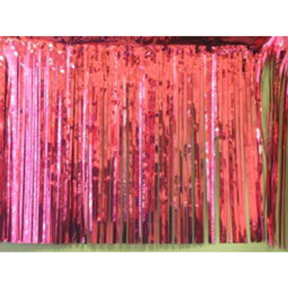 Foil Skirting Fuchsia