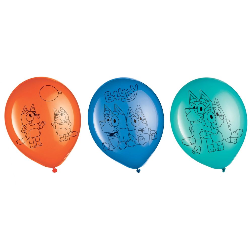 Bluey 12" Latex Balloons (6ct)