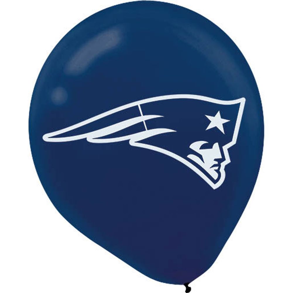 12" New England Patriots Latex Balloons