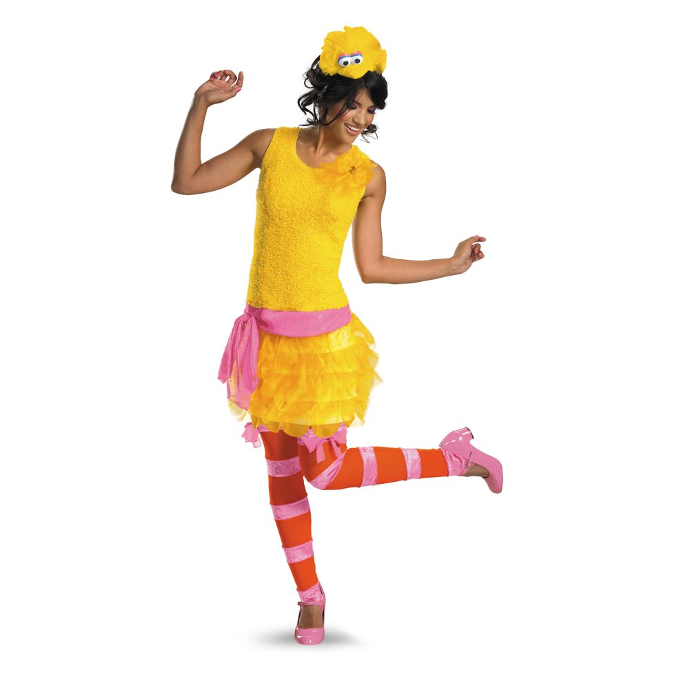 Big Bird Sassy Costume Womens M (8-10)