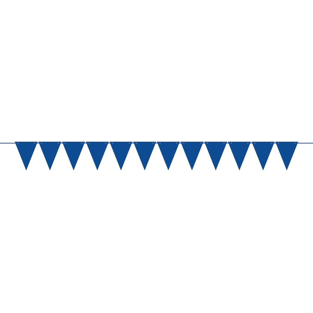 Royal Blue Mini Paper Pennant Banner