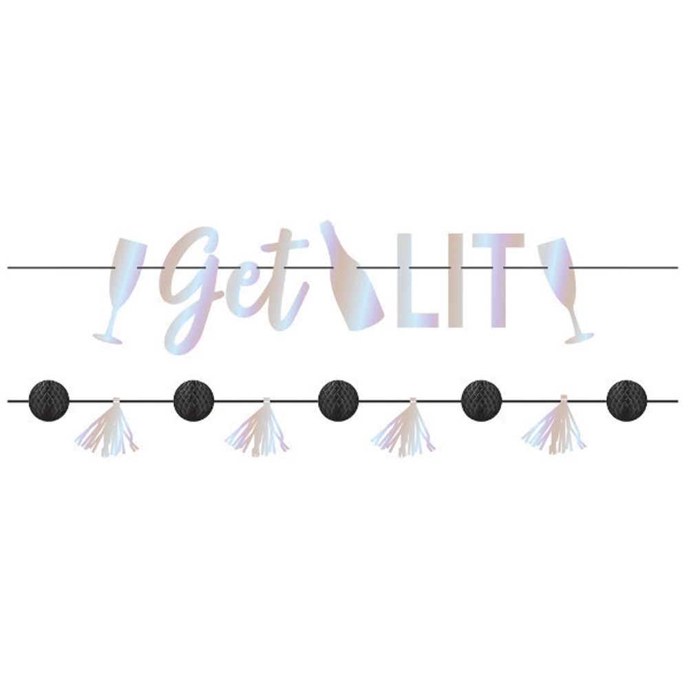 Disco Ball Drop Banner Kit (2 ct)