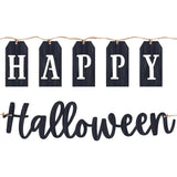 Classic Black & White Happy Halloween Banners