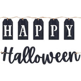 Classic Black & White Happy Halloween Banners