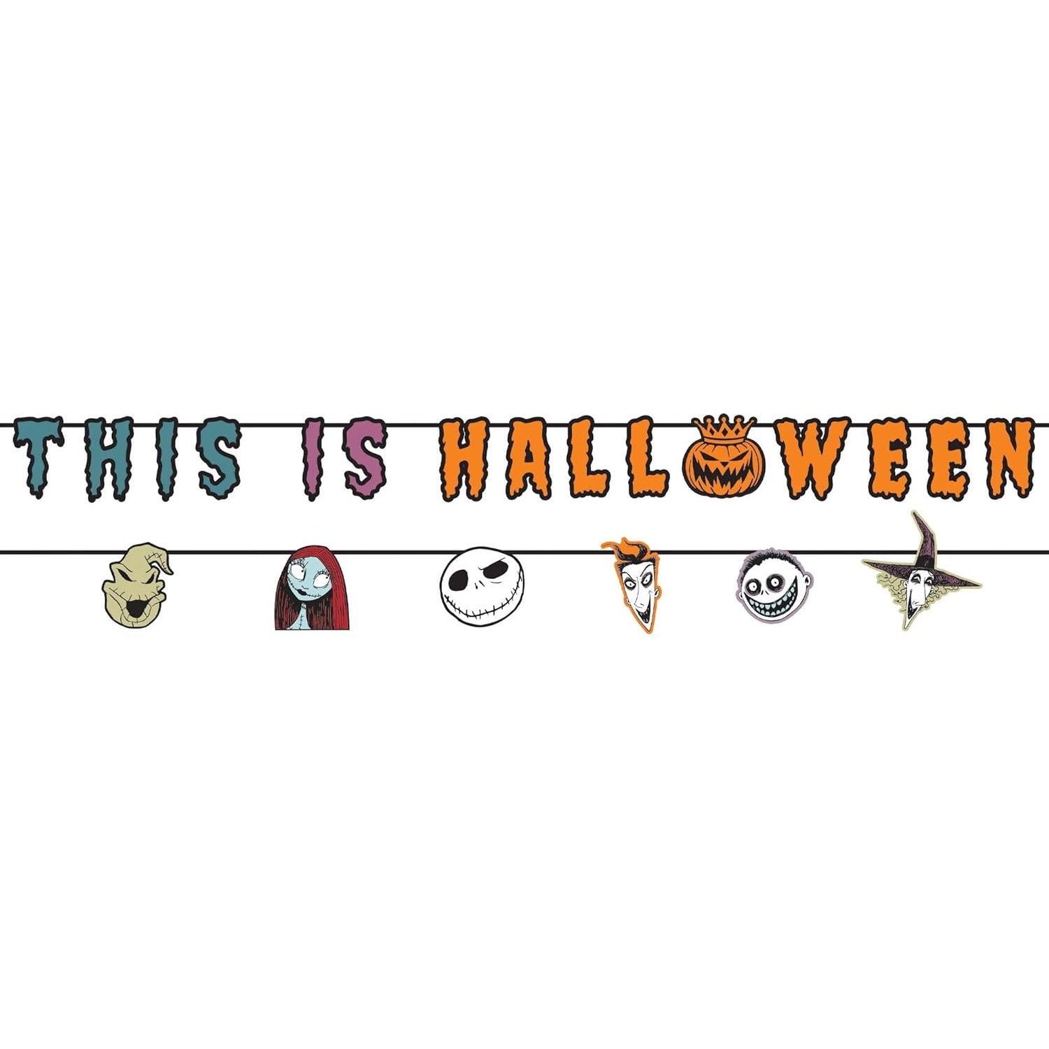 Nightmare Before Christmas Felt Banner Set