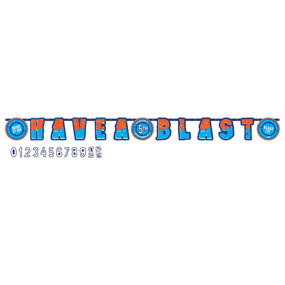 Nerf Letter Banner