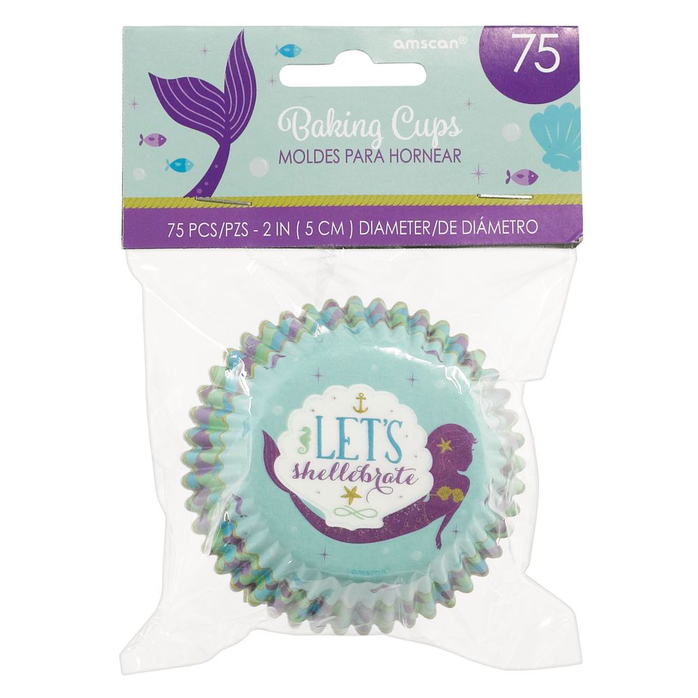 Mermaid Wishes Baking Cups (75 ct)