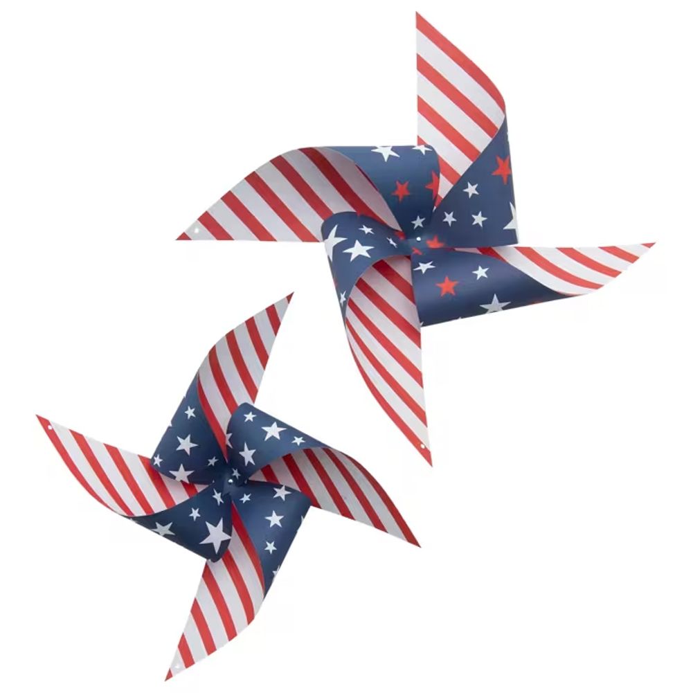 Patriotic Pinwheel Hanging Decorations