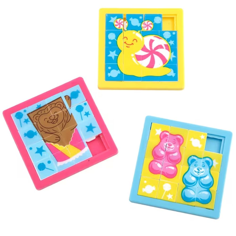 Mini Candy Critters Slide Puzzles (12ct)