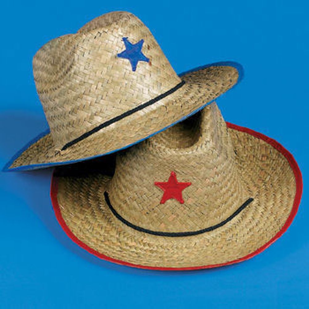 Adult Cowboy Hat with Star (1 ct)