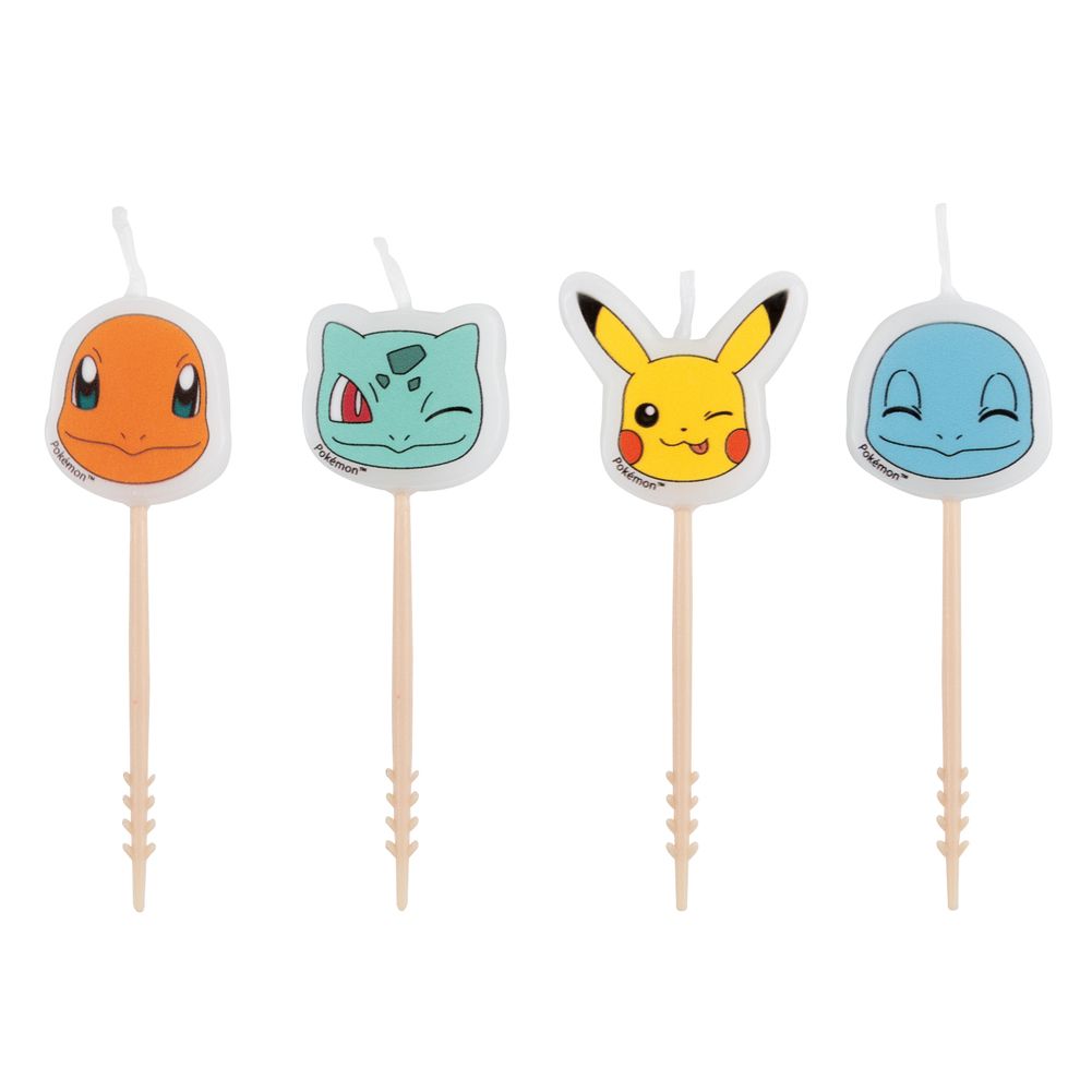 Pokemon Pick Candles (4ct)