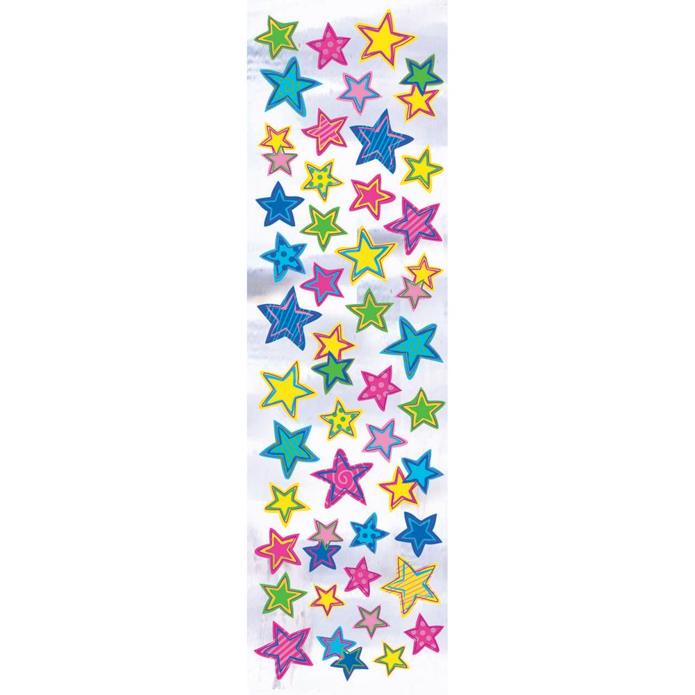 Sticker Fun Pk Splshy Strs Met