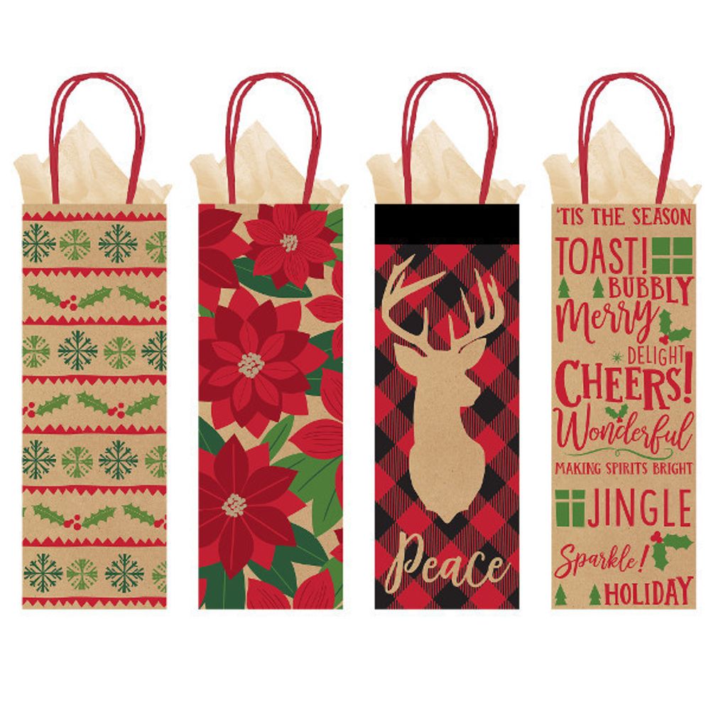 Cozy Bottle Bags (4 ct)