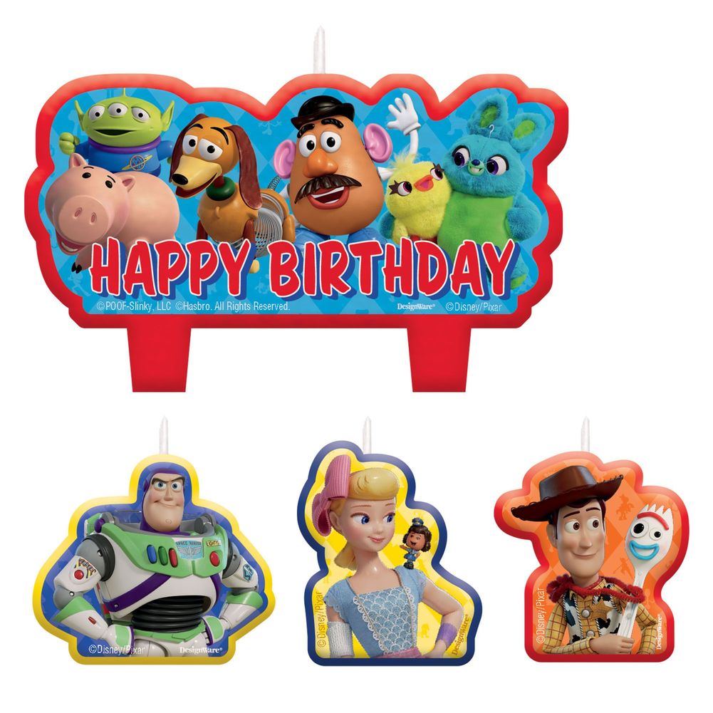 Toy Story 4 Birthday Party Candle Set