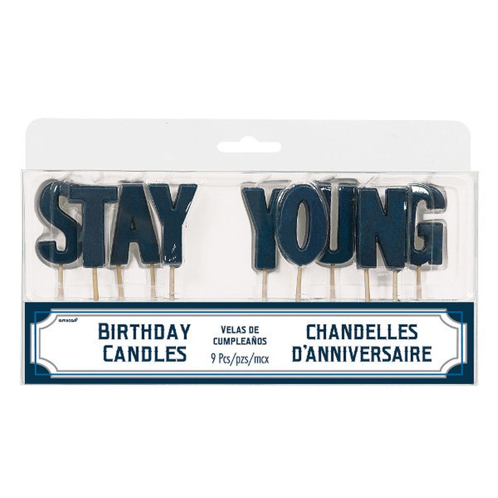 Stay Young Toothpick Candle Set, 9pc