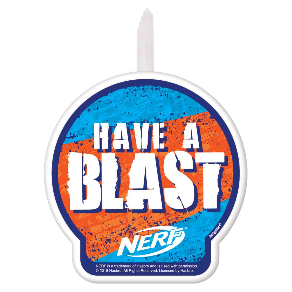Nerf Molded Candle