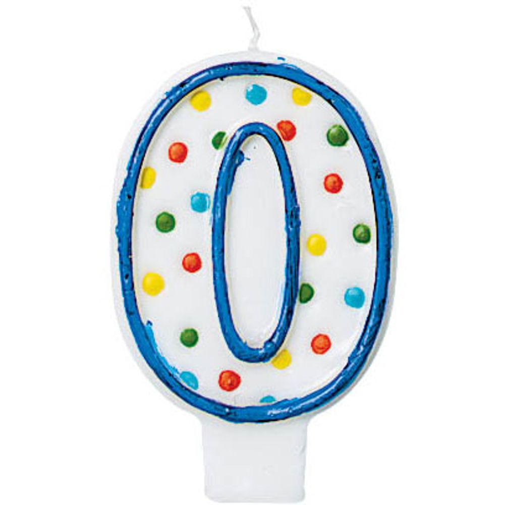 Polka Dots Numeral 0