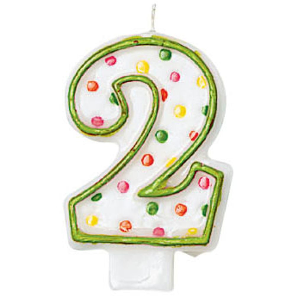Polka Dots Numeral 2