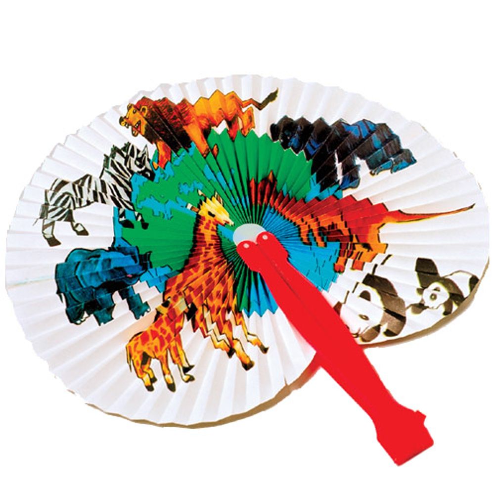 Animal Folding Fans (12ct)