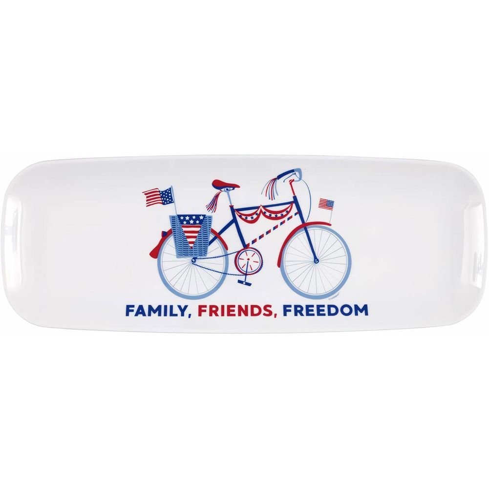 Patriotic Plastic Serving Tray
