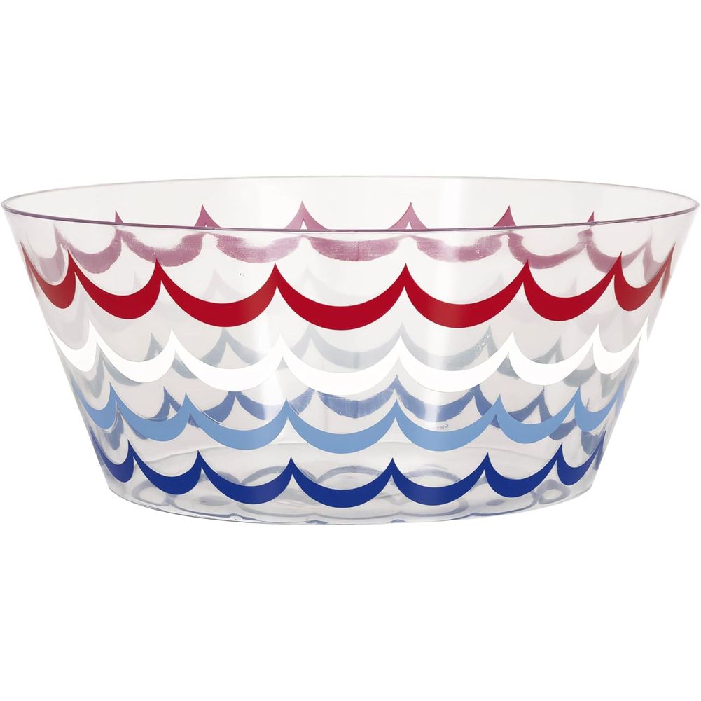 Patriotic Plastic Serving Bowl