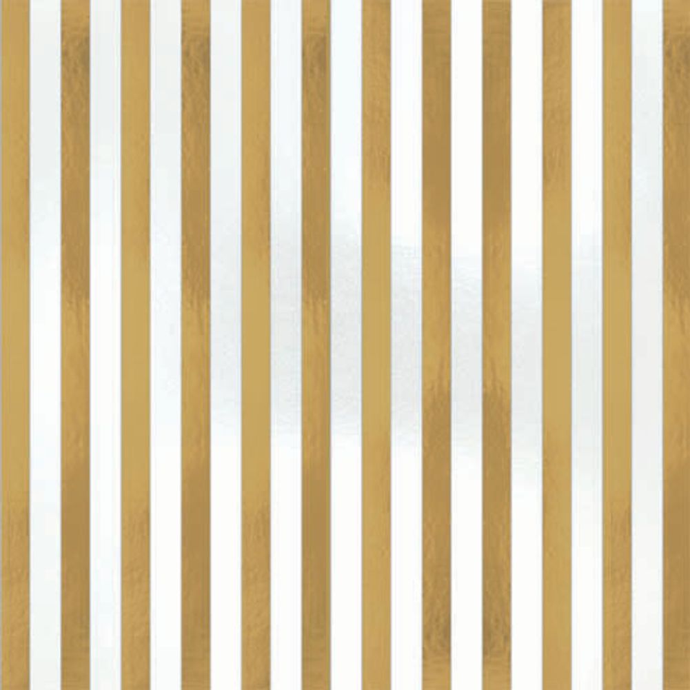 Gold Stripe Gift Wrap Roll