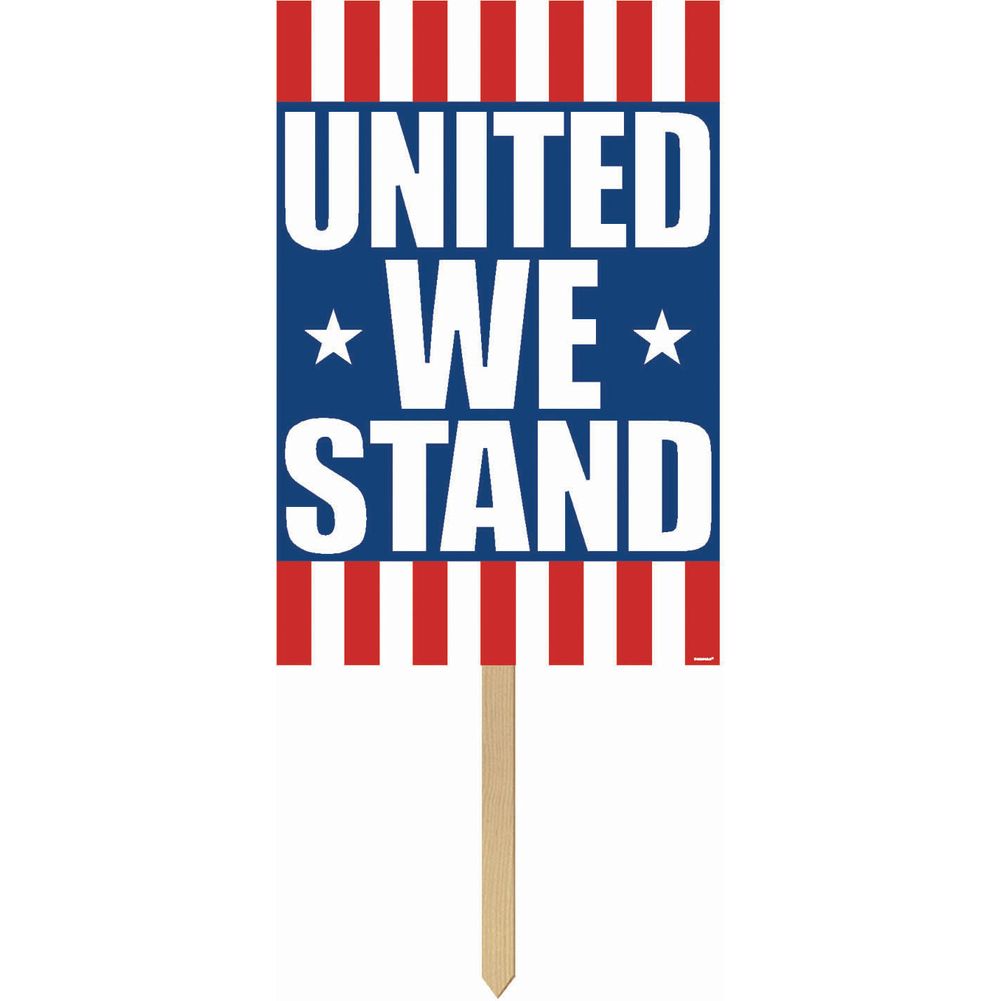 United We Stand Giant Lawn Sign