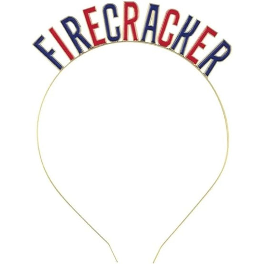 Enamel Firecracker Party Headband